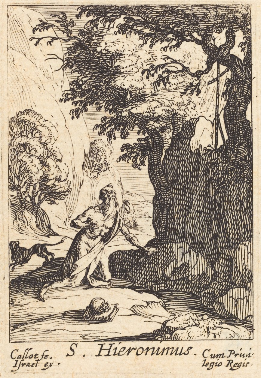 Święty Hieronim autorstwa Jacques Callot