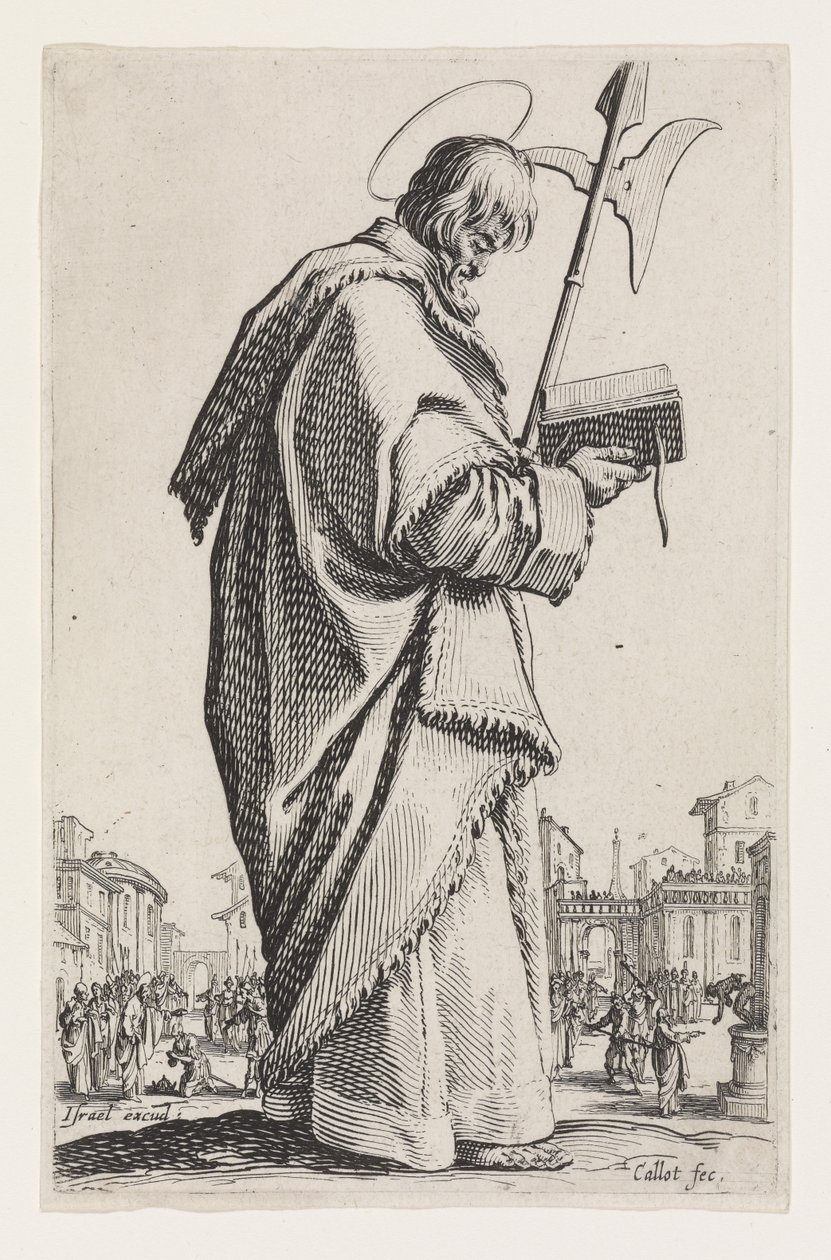 Św. Maciej z Wielkich Apostołów, 1631 autorstwa Jacques Callot