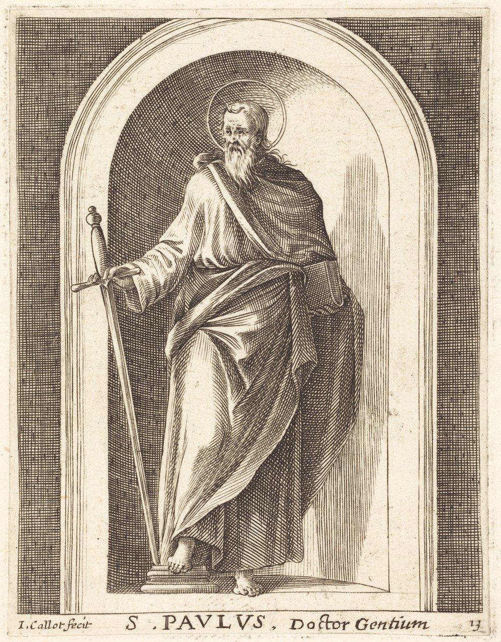 Święty Paweł autorstwa Jacques Callot