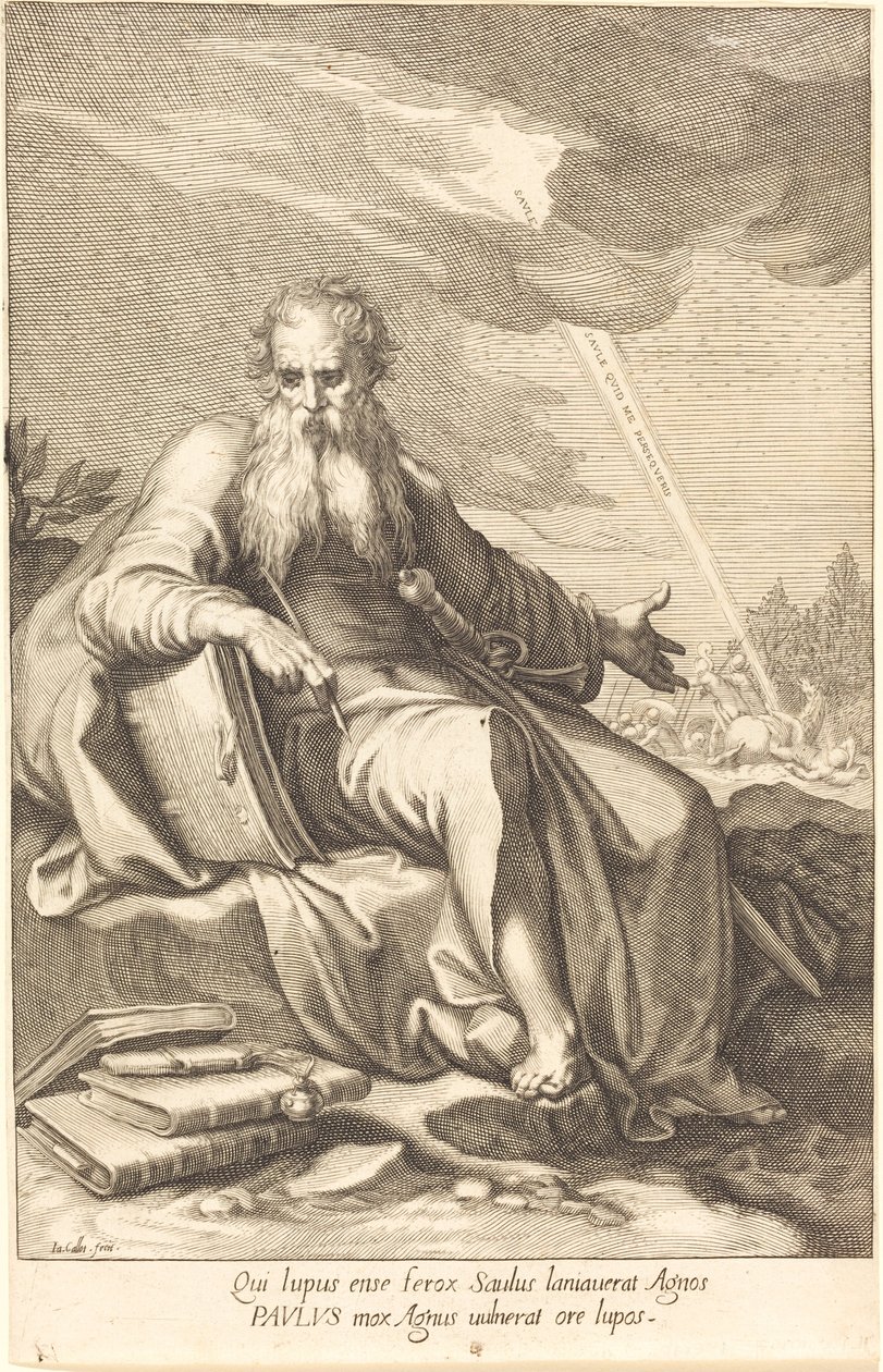 Święty Paweł, siedzący autorstwa Jacques Callot