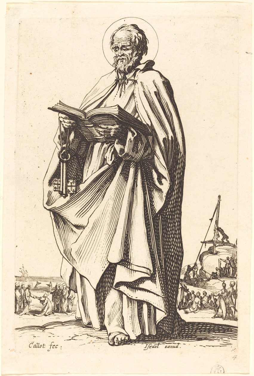 Święty Piotr autorstwa Jacques Callot