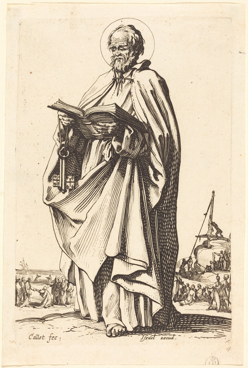 Święty Piotr autorstwa Jacques Callot