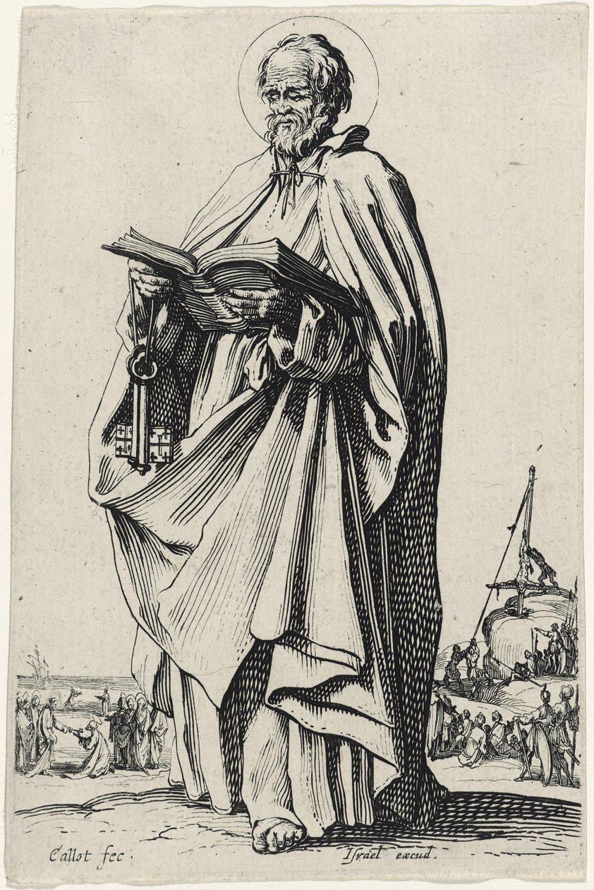 Święty Piotr z Wielkich Apostołów, 1631 autorstwa Jacques Callot