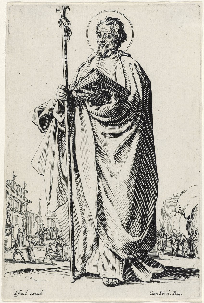 Św. Tomasz z Wielkich Apostołów, 1631 autorstwa Jacques Callot