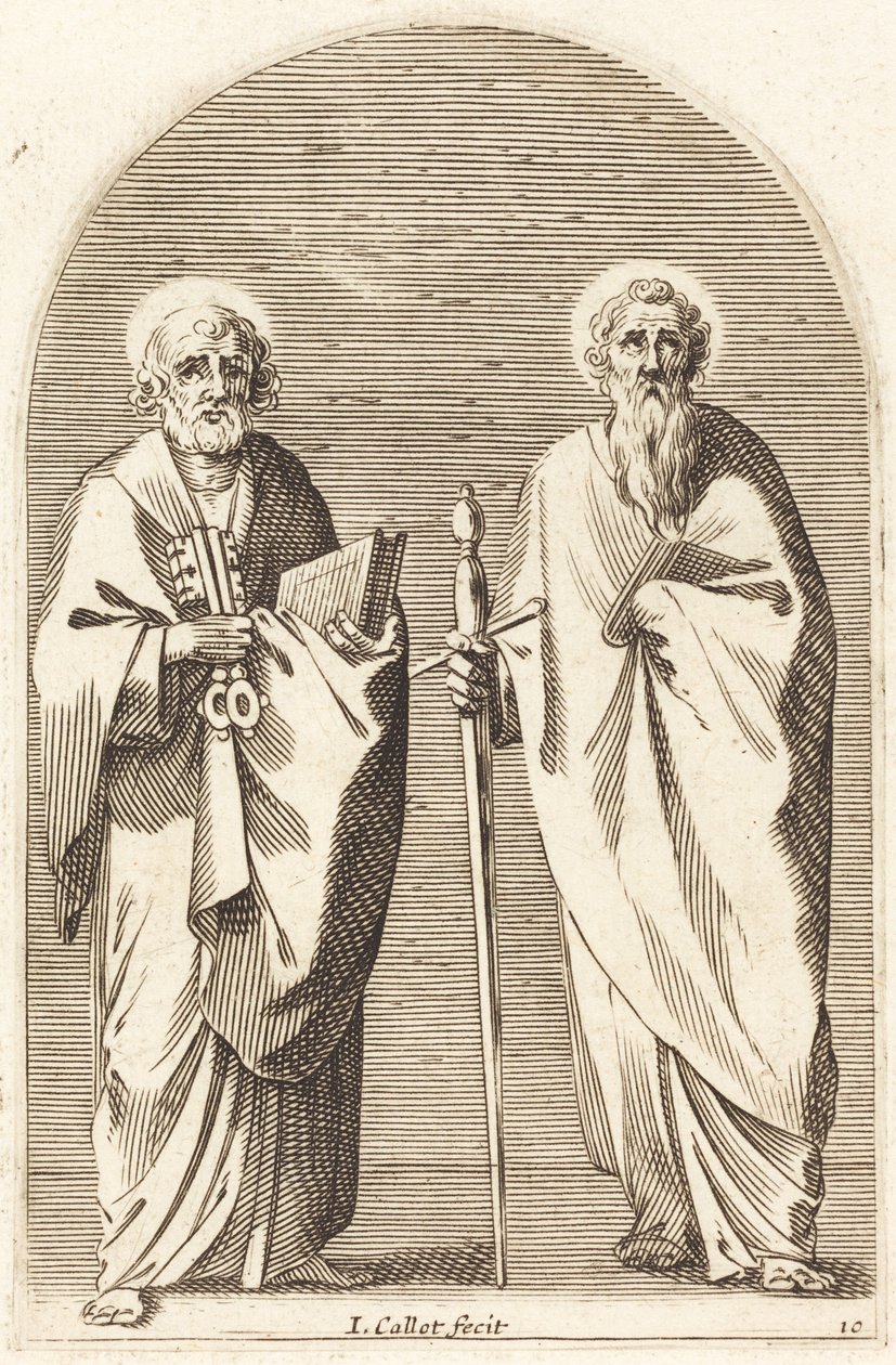 Święci Piotr i Paweł autorstwa Jacques Callot