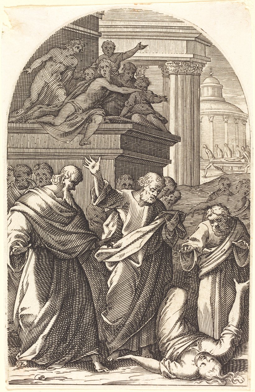 Safira ukarana śmiercią autorstwa Jacques Callot