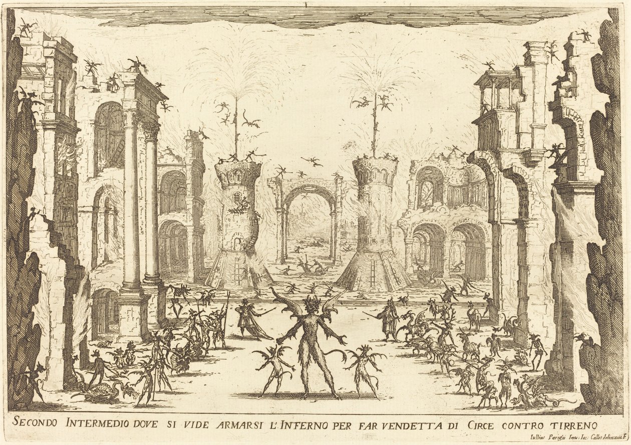Drugie intermezzo autorstwa Jacques Callot