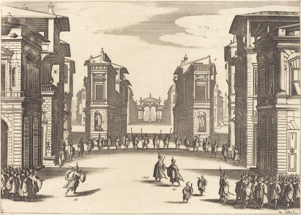 Soliman, akt III autorstwa Jacques Callot