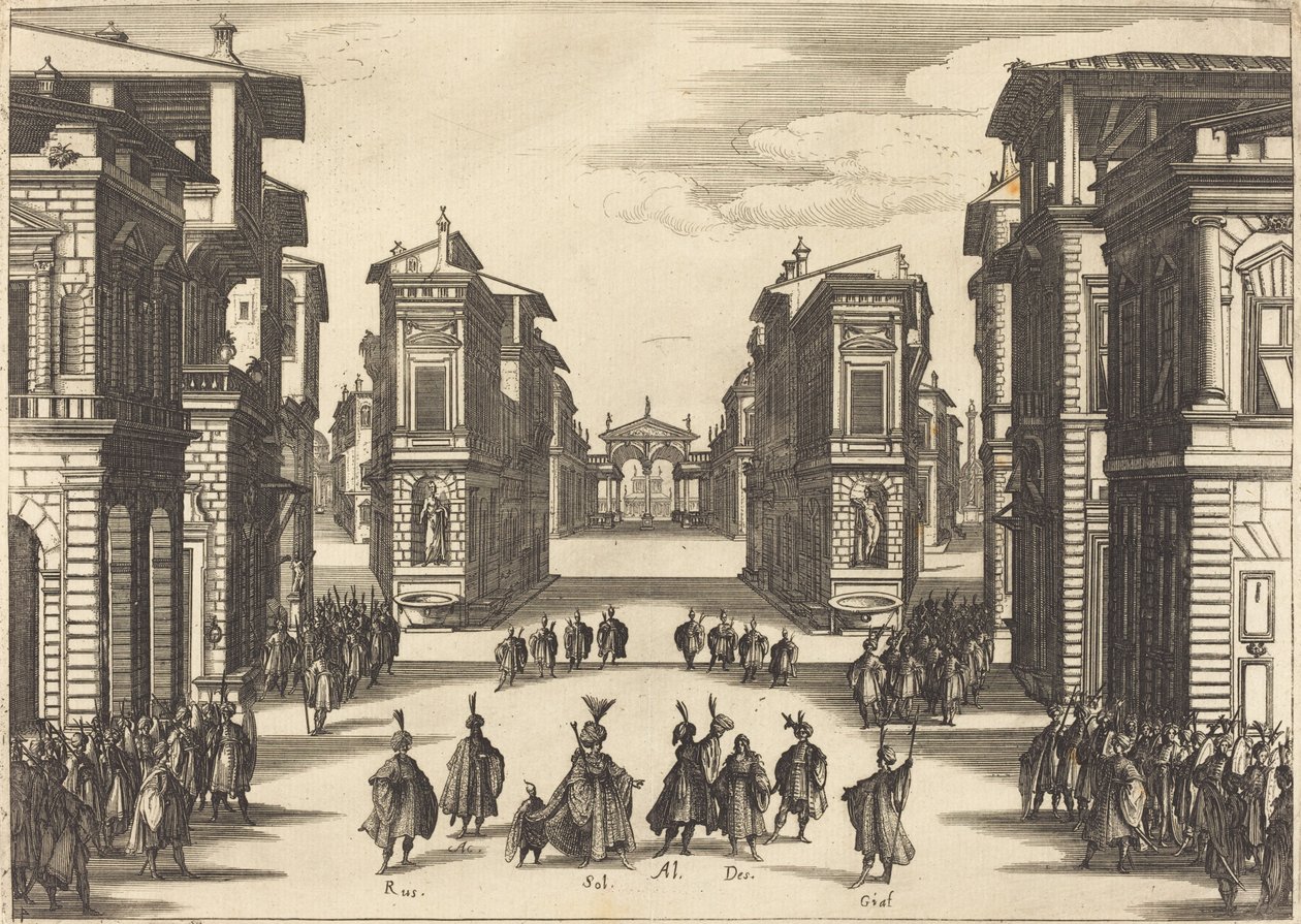 Sulejman, Akt IV autorstwa Jacques Callot