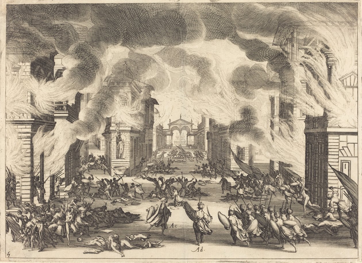 Sulejman, Akt V autorstwa Jacques Callot