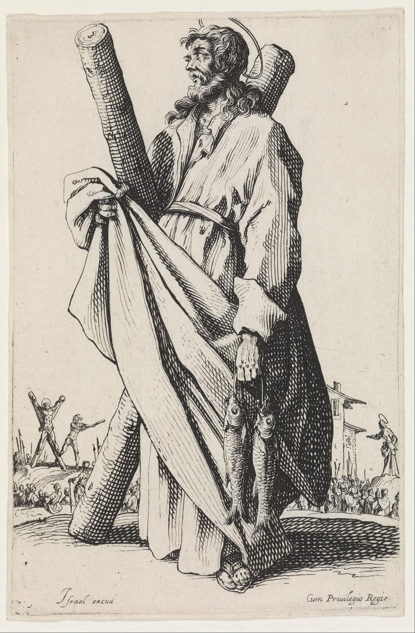 Święty Andrzej autorstwa Jacques Callot