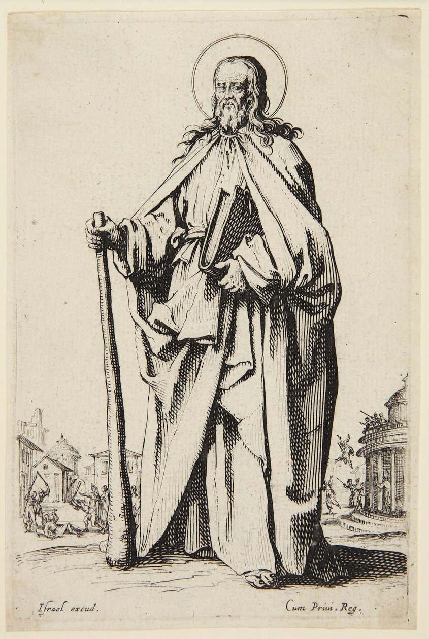Święty Jakub Mniejszy autorstwa Jacques Callot