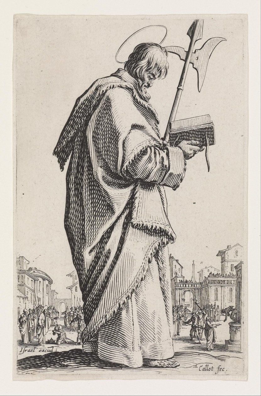 St Mattias autorstwa Jacques Callot
