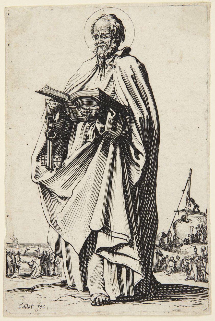 Święty Piotr autorstwa Jacques Callot