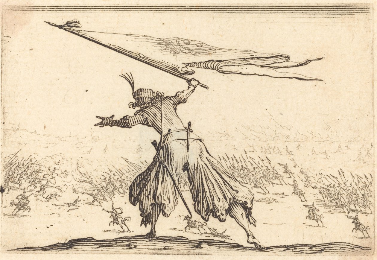 Standardowy okaziciel autorstwa Jacques Callot