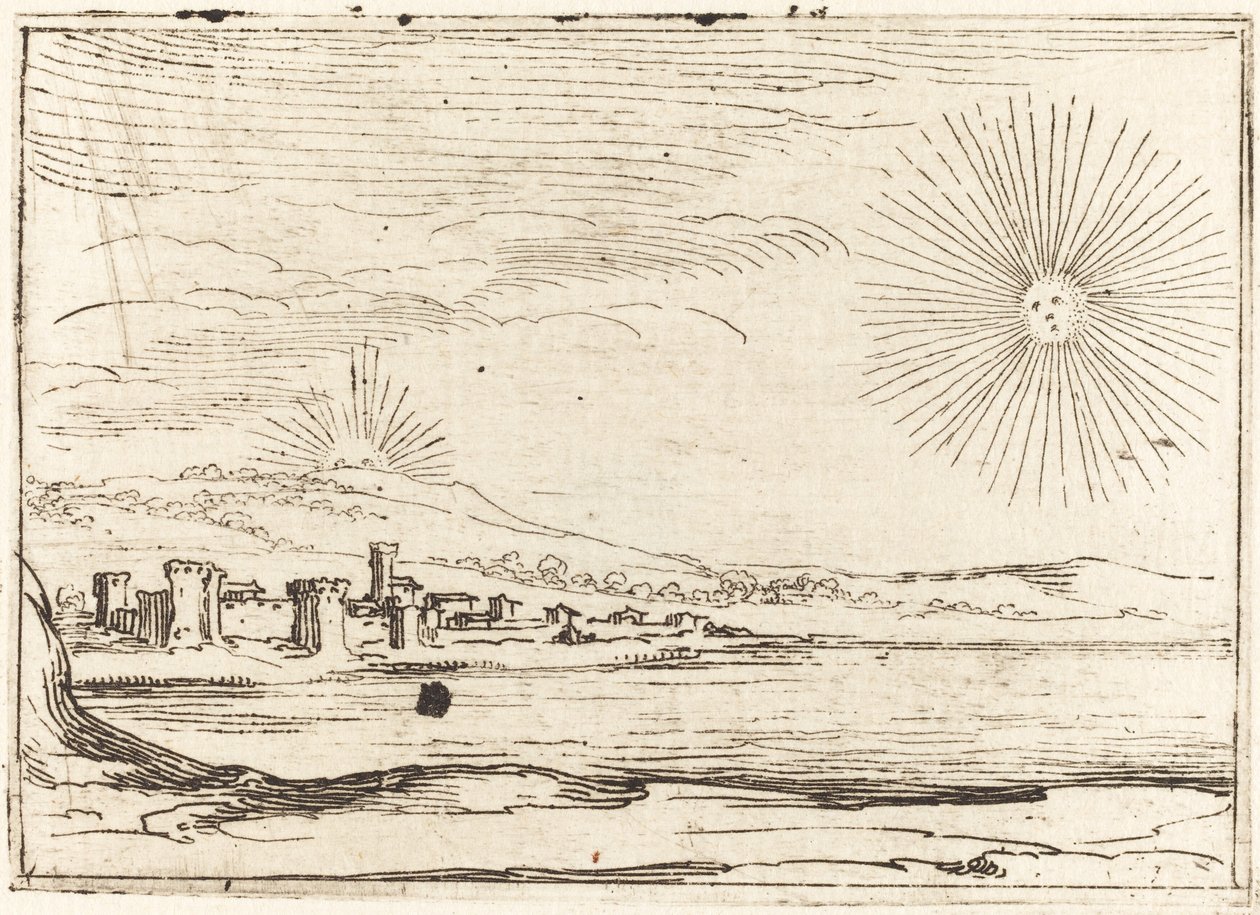 Wschód słońca autorstwa Jacques Callot
