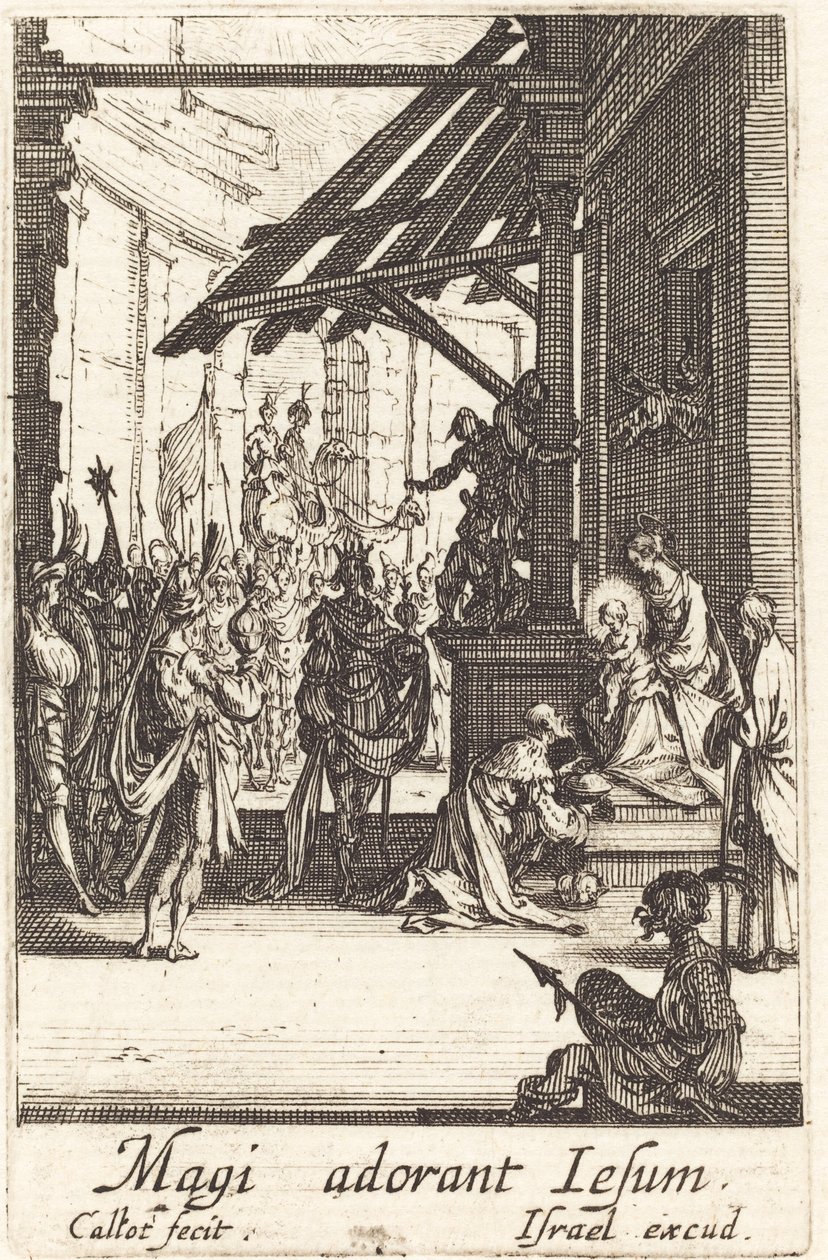 Pokłon Trzech Króli autorstwa Jacques Callot