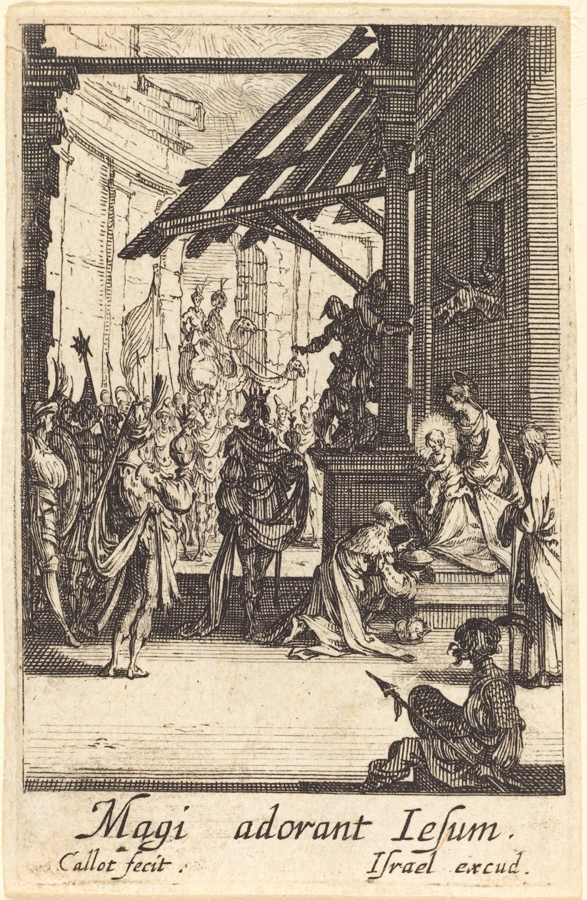 Pokłon Trzech Króli autorstwa Jacques Callot