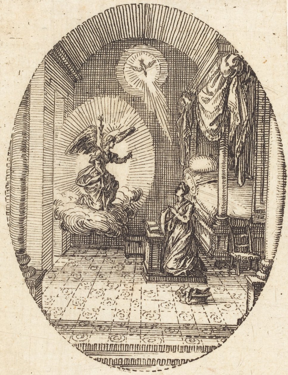 Zwiastowanie autorstwa Jacques Callot