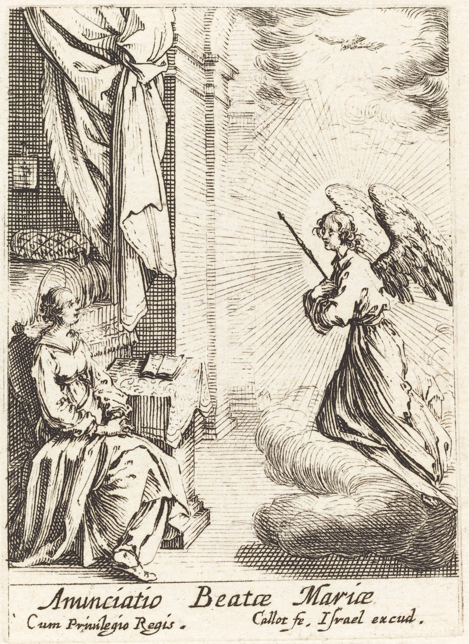 Zwiastowanie autorstwa Jacques Callot