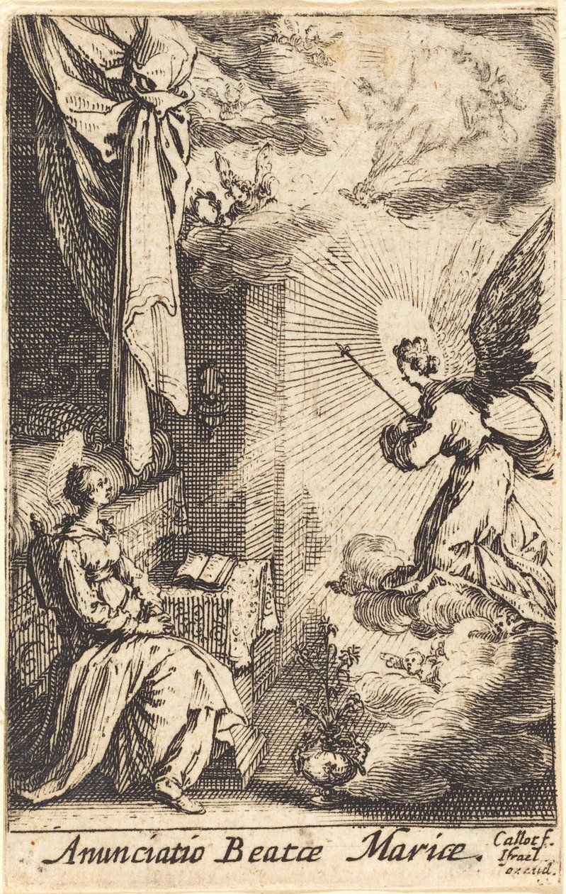 Zwiastowanie autorstwa Jacques Callot