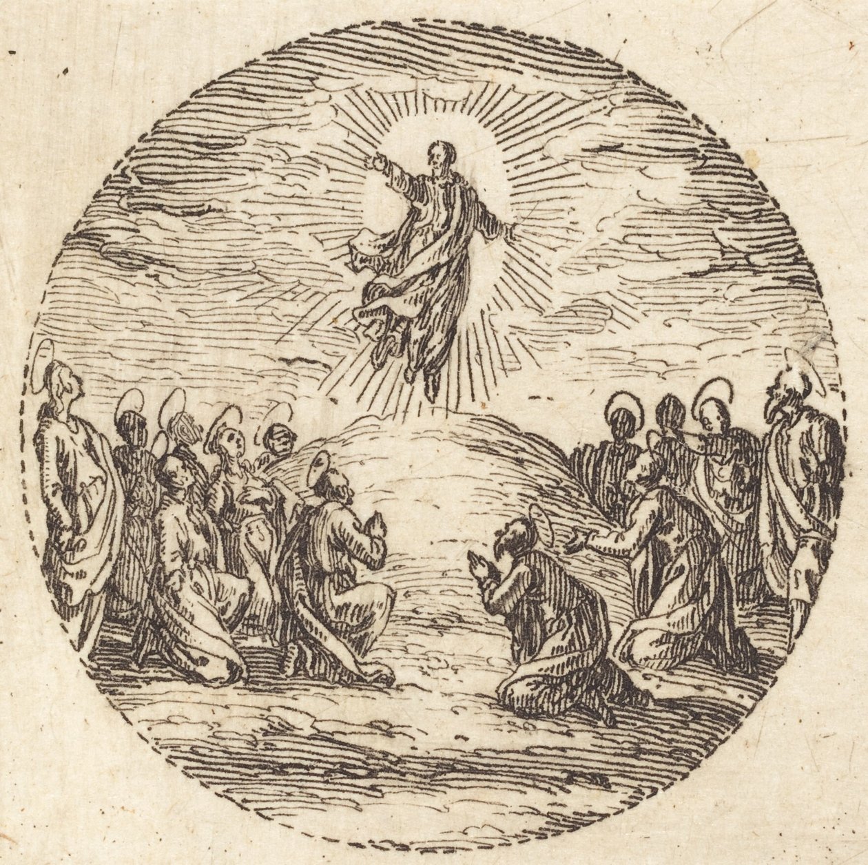 Wniebowstąpienie autorstwa Jacques Callot