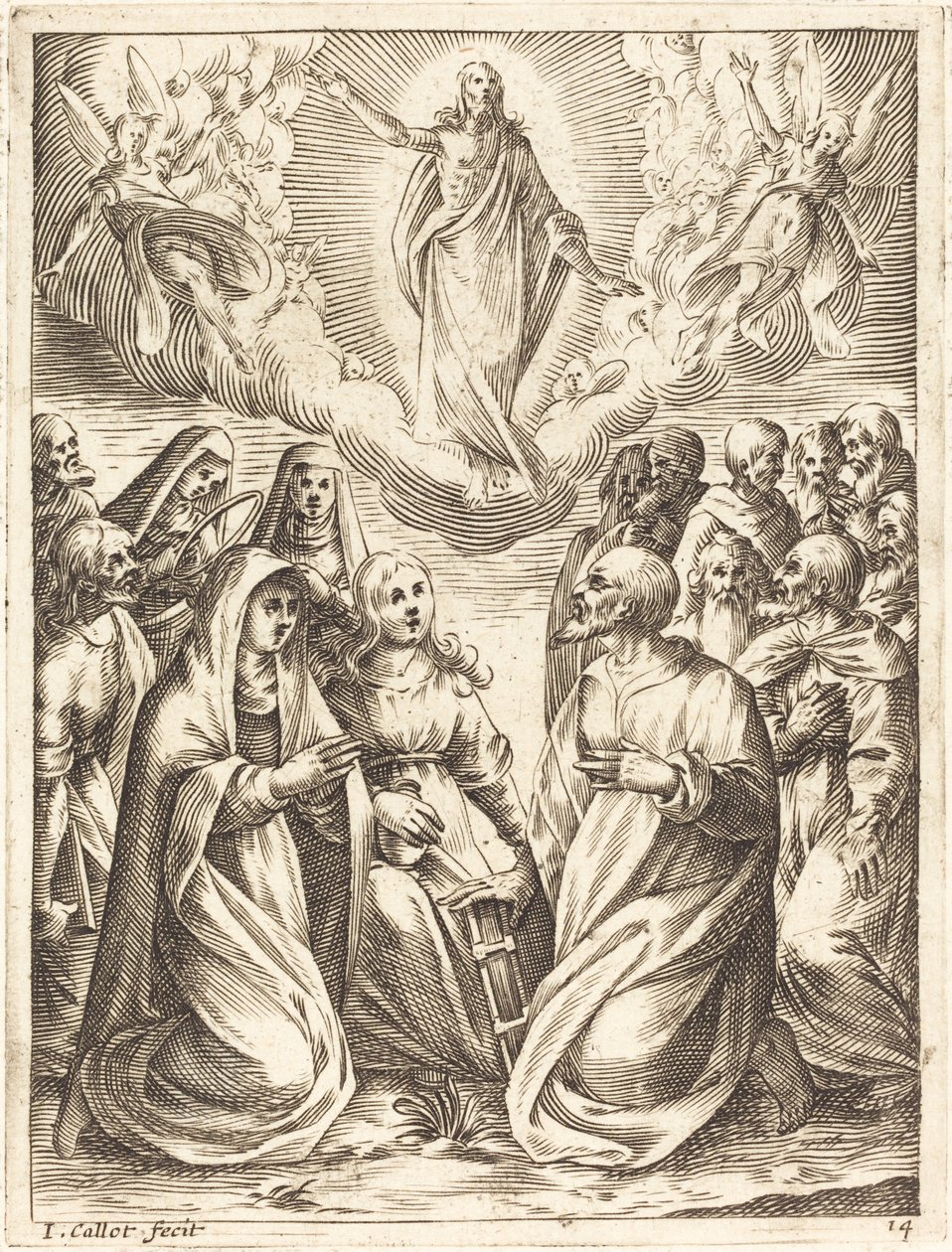 Wniebowstąpienie autorstwa Jacques Callot
