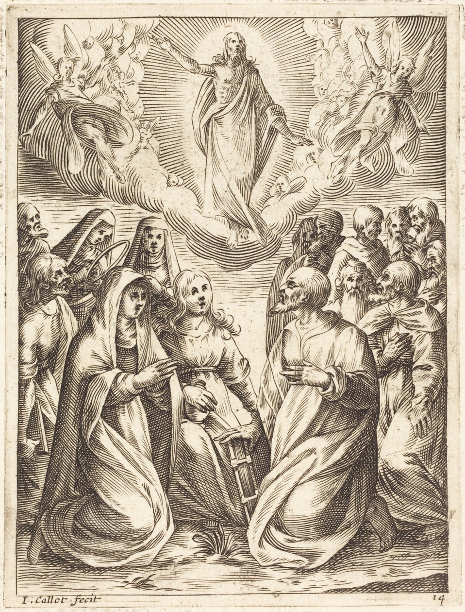 Wniebowstąpienie autorstwa Jacques Callot