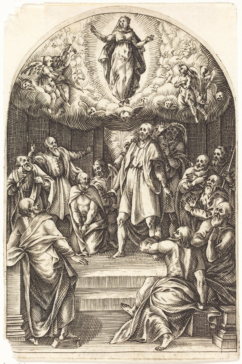 Wniebowzięcie Najświętszej Maryi Panny autorstwa Jacques Callot