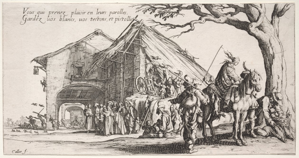 Bohemians: miejsce zatrzymania: wróżka autorstwa Jacques Callot