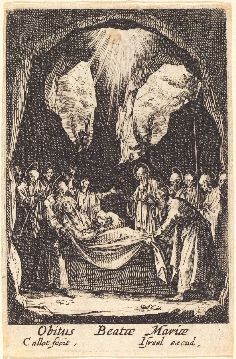 Pogrzeb Dziewicy autorstwa Jacques Callot