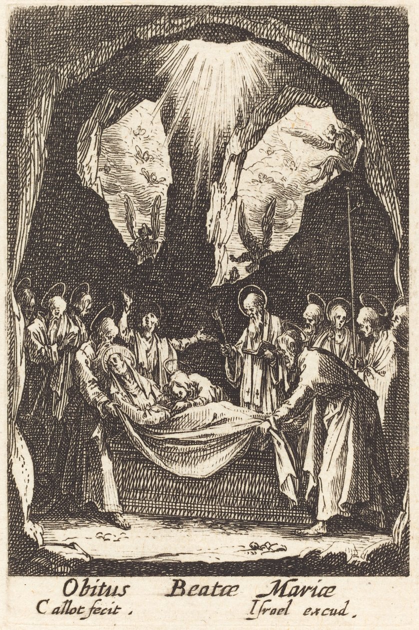 Pogrzeb Dziewicy autorstwa Jacques Callot