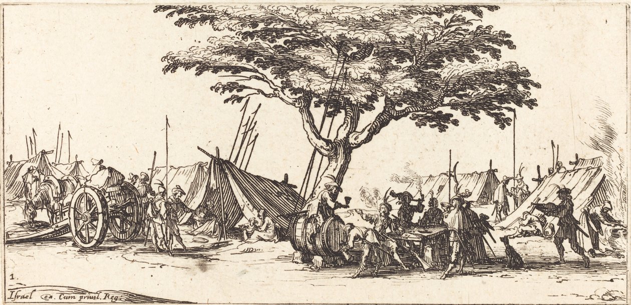 Obóz autorstwa Jacques Callot
