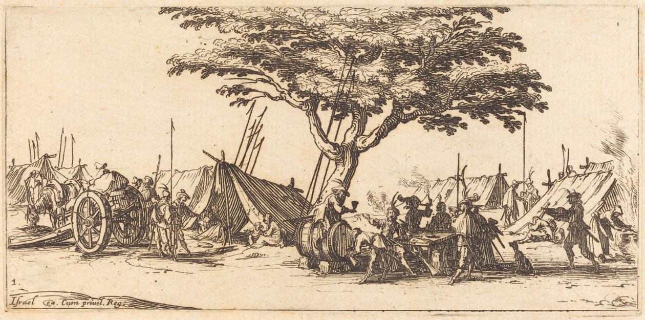 Obóz autorstwa Jacques Callot