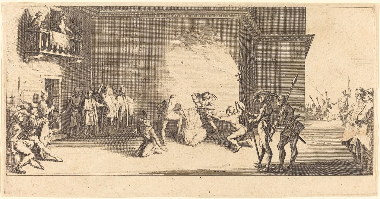 Ukoronowanie cierniem autorstwa Jacques Callot