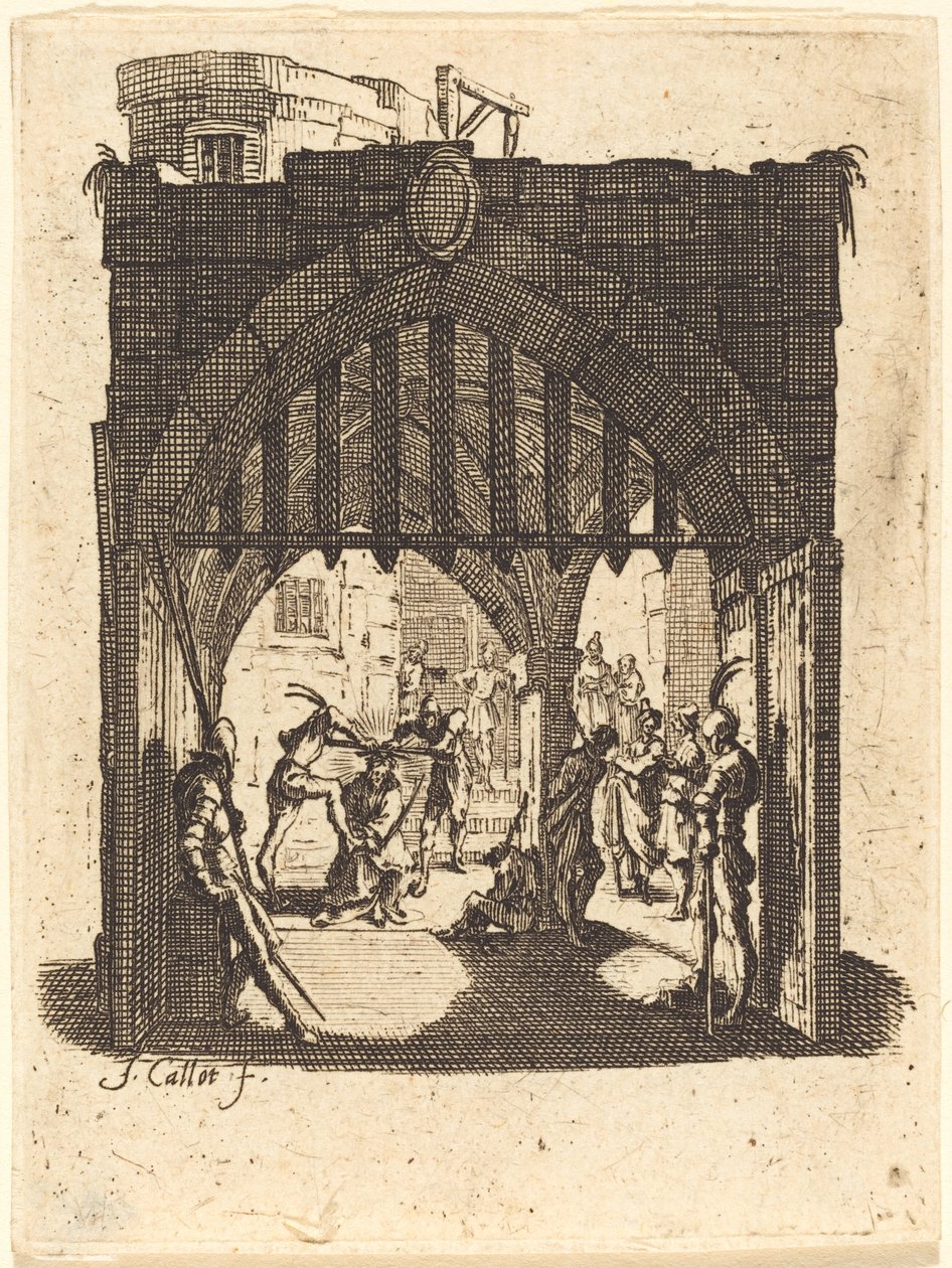 Ukoronowanie cierniem autorstwa Jacques Callot