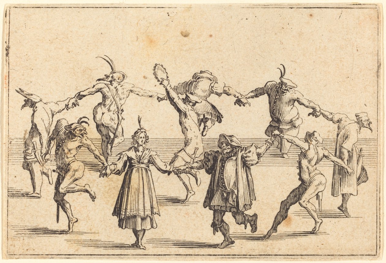 Taniec autorstwa Jacques Callot