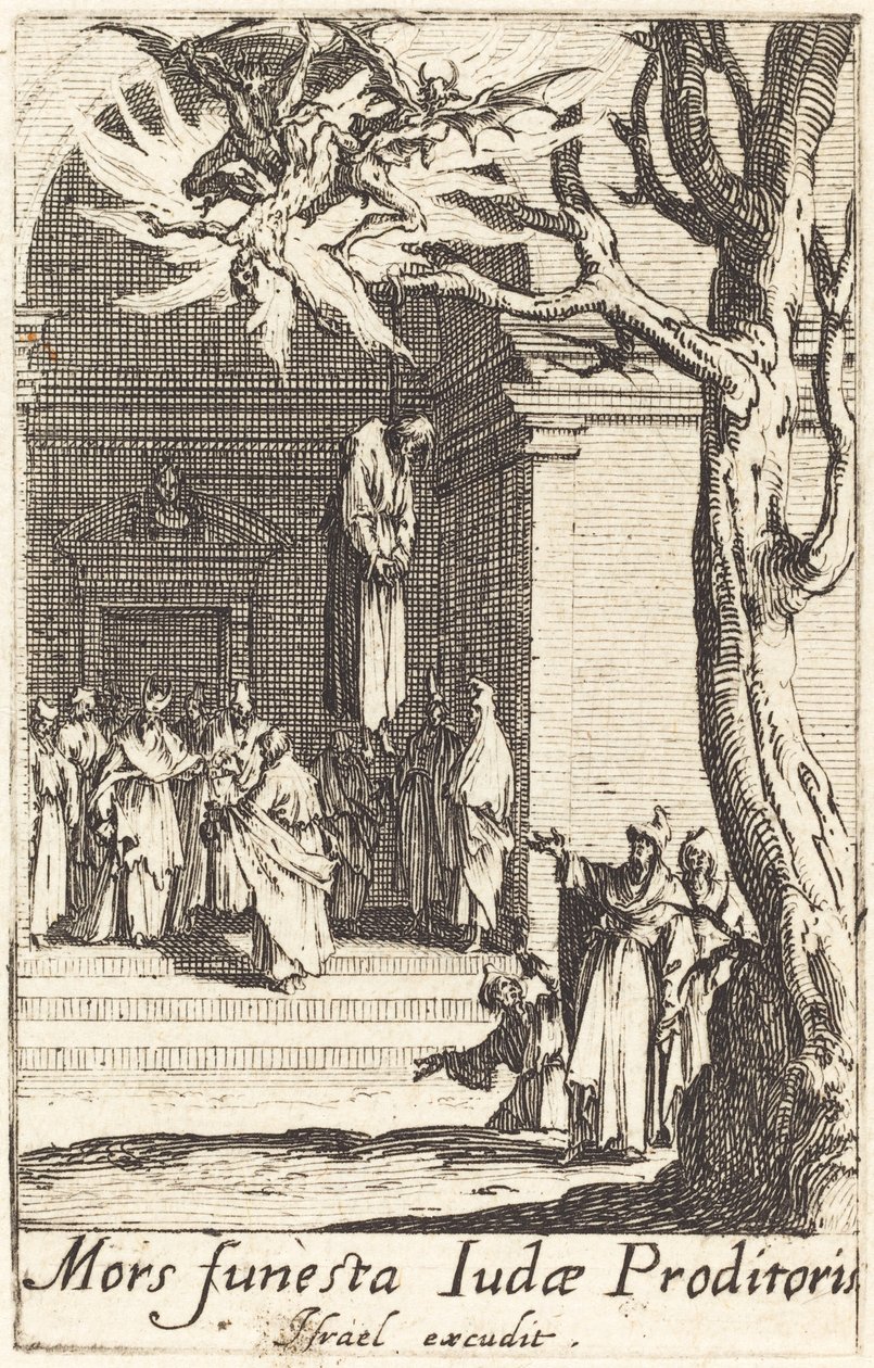 Śmierć Judasza autorstwa Jacques Callot