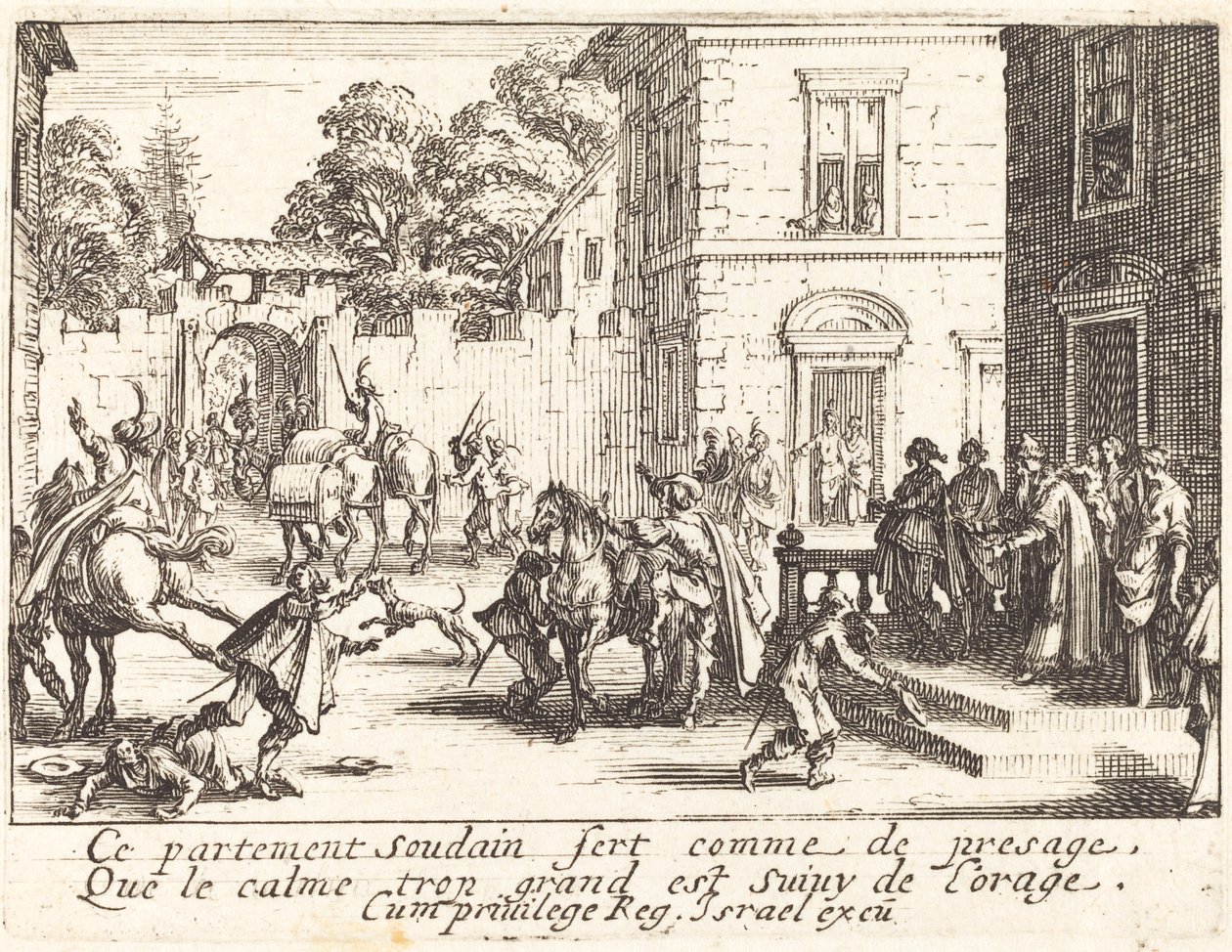 Odjazd autorstwa Jacques Callot