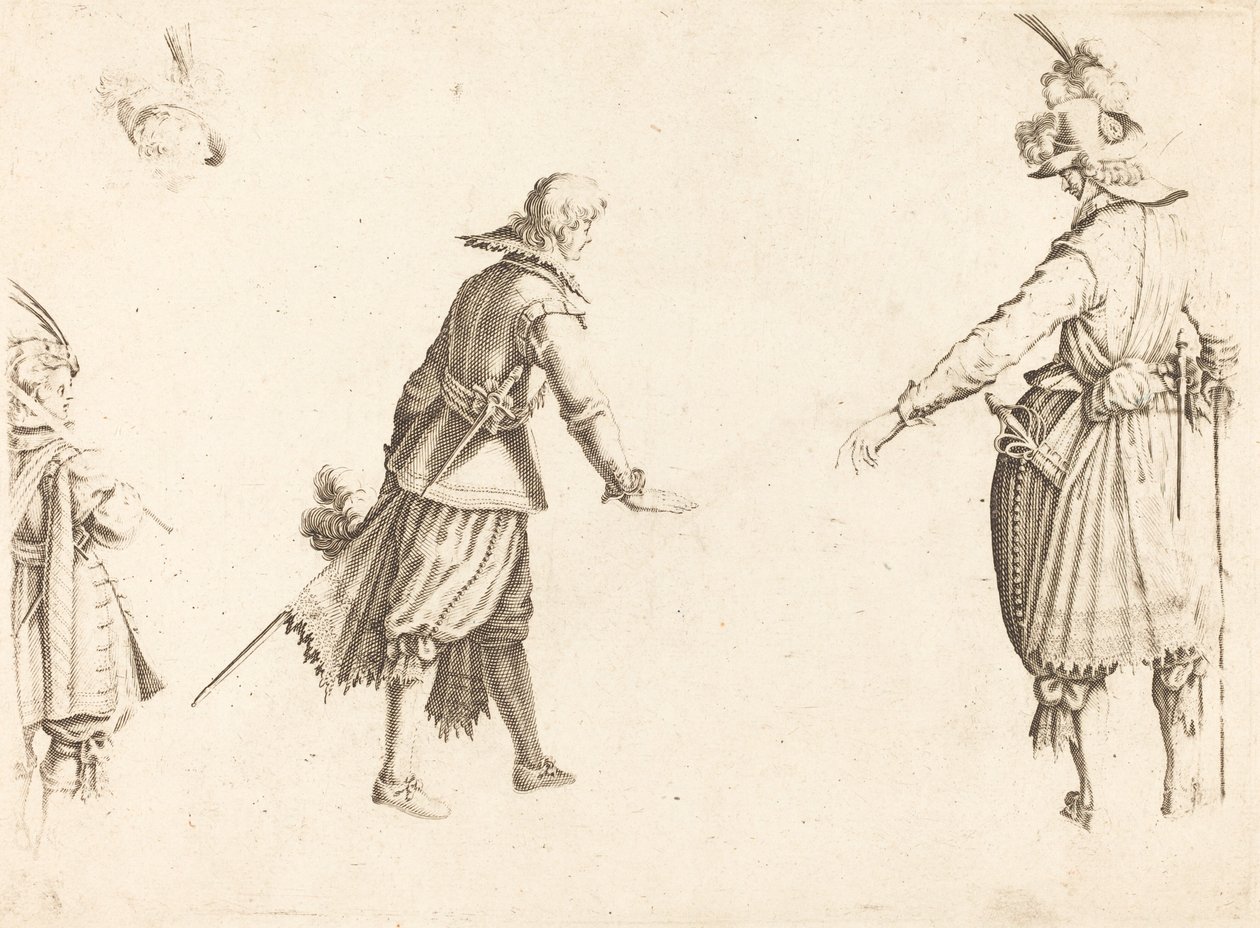 Nabór wojsk autorstwa Jacques Callot