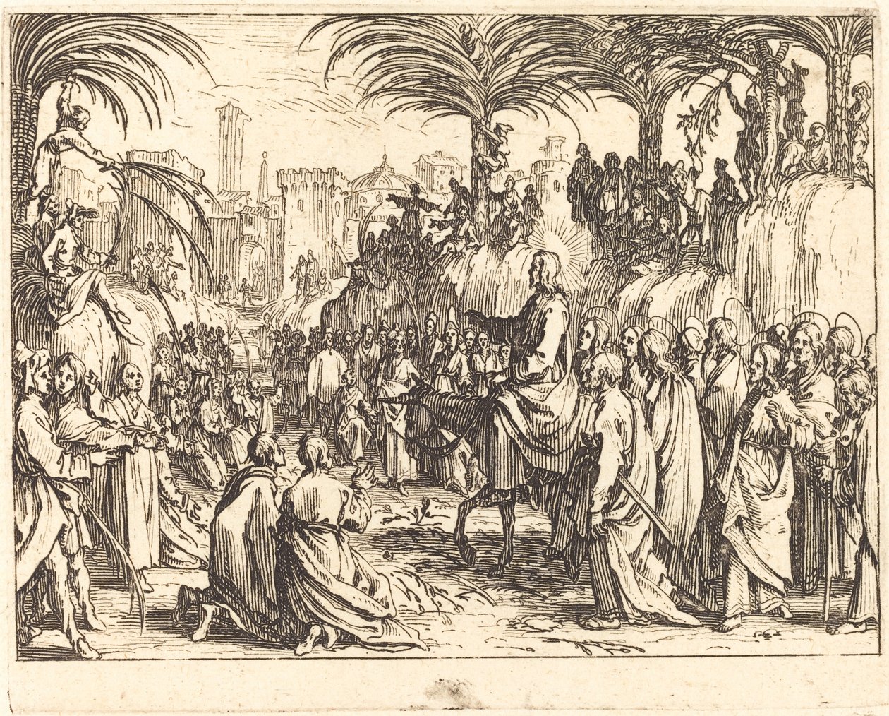 Wjazd do Jerozolimy autorstwa Jacques Callot