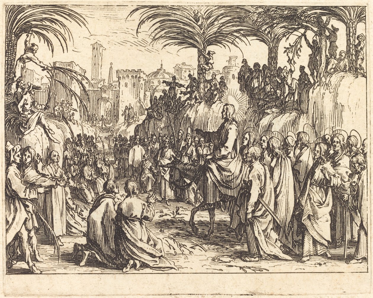Wjazd do Jerozolimy autorstwa Jacques Callot