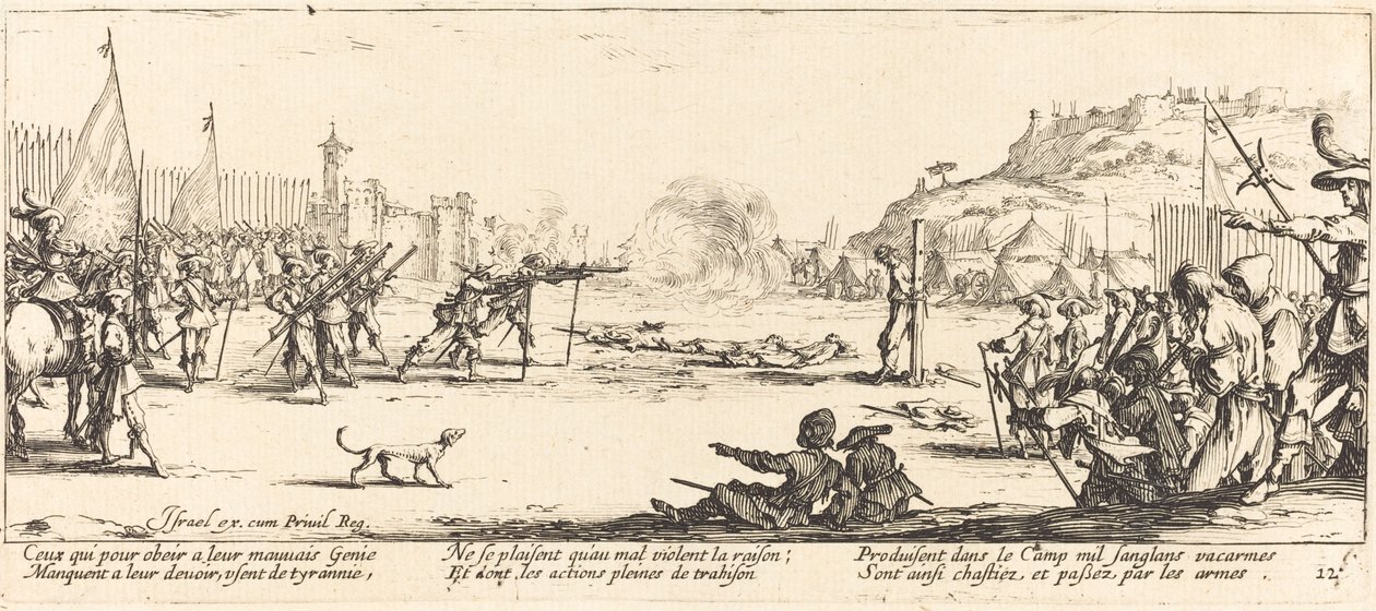 Oddział Strzelecki autorstwa Jacques Callot