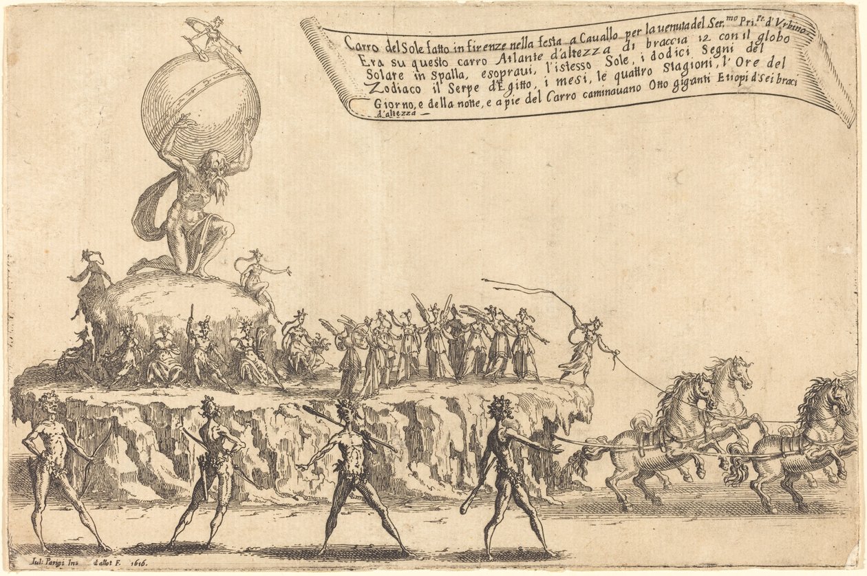Pływak Słońca autorstwa Jacques Callot