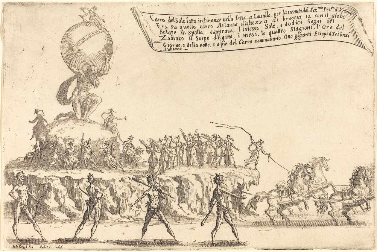 Pływak Słońca autorstwa Jacques Callot