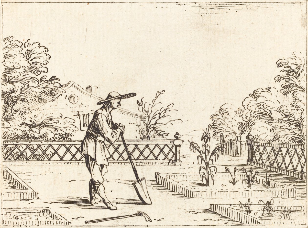 Ogrodnik autorstwa Jacques Callot