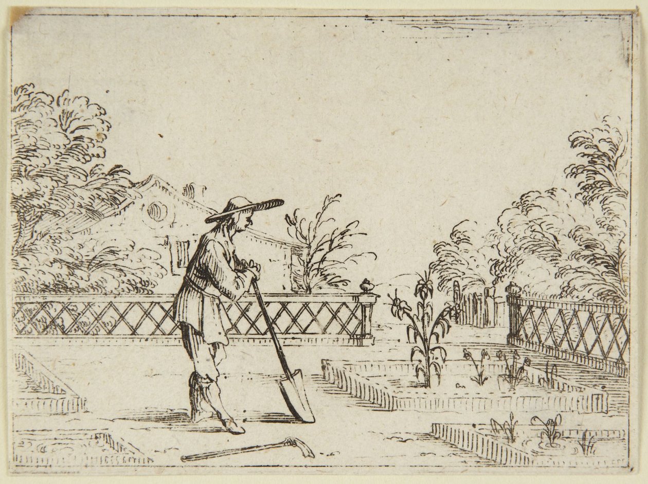 Ogrodnik autorstwa Jacques Callot