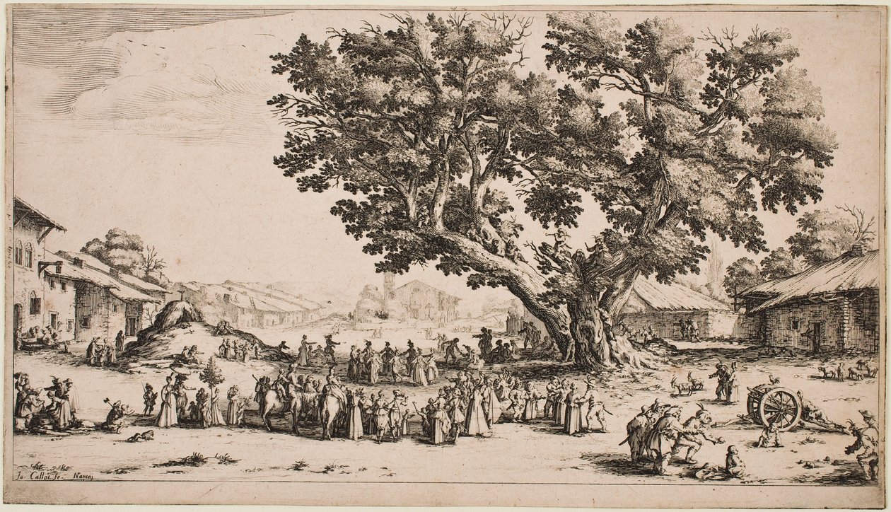 Jarmark w Gondreville autorstwa Jacques Callot