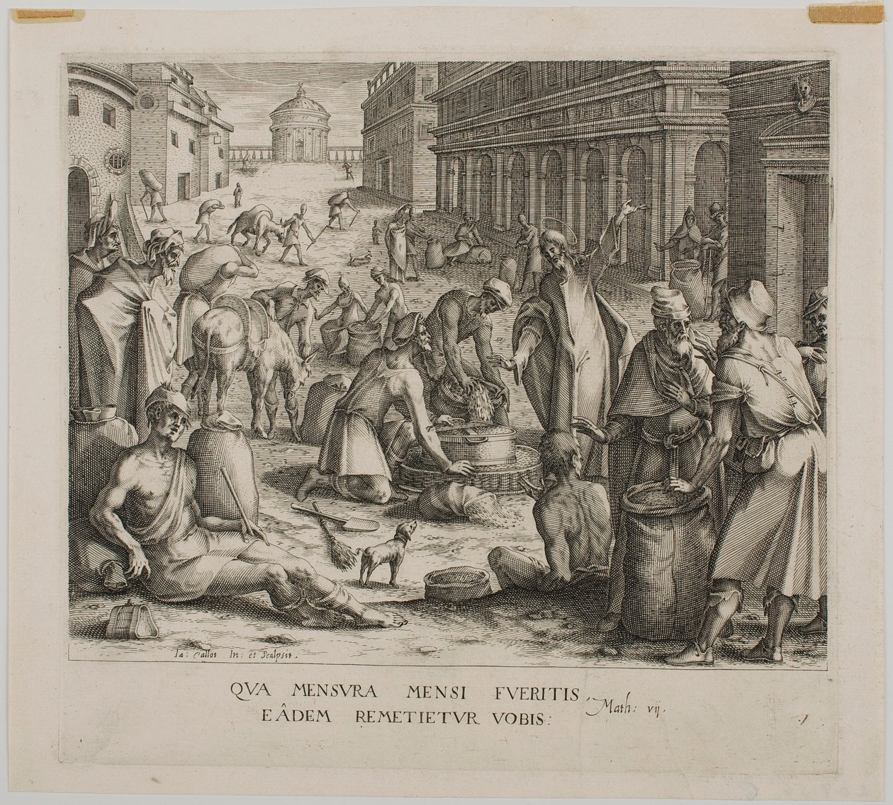Mierniczy zboża autorstwa Jacques Callot