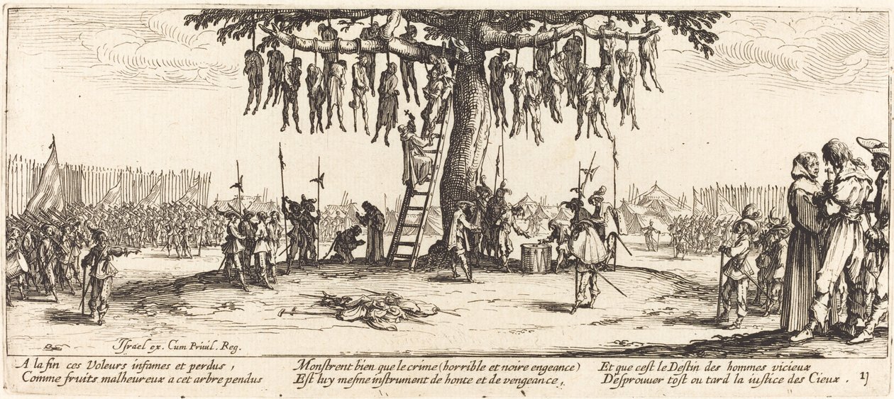 Wiszące autorstwa Jacques Callot